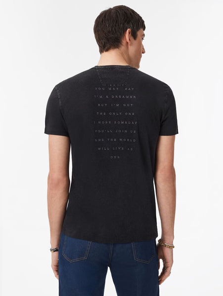 John Varvatos JOHN LENNON IMAGINE Tee - Black