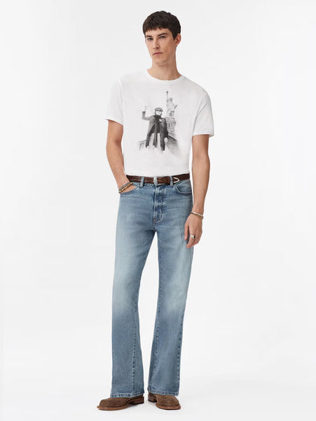 John Varvatos JOHN LENNON NYC Peace Tee - Salt