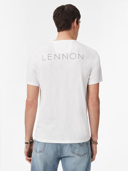John Varvatos JOHN LENNON NYC Peace Tee - Salt
