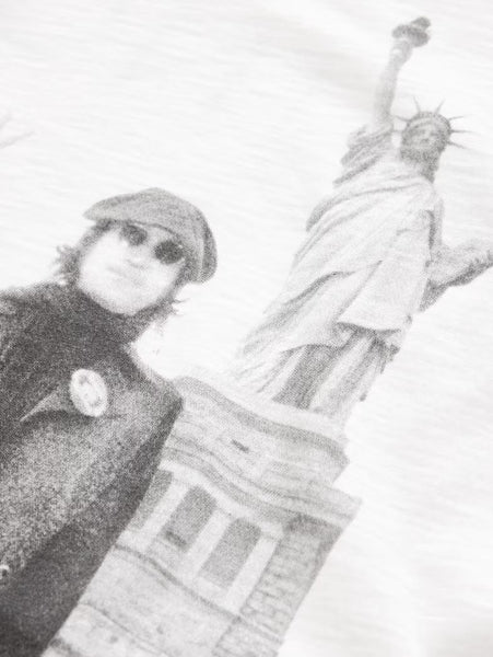 John Varvatos JOHN LENNON NYC Peace Tee - Salt