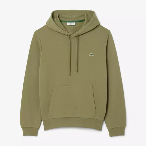 Lacoste Cotton Fleece Hoodie - Khaki