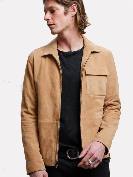 John Varvatos Milo Shirt Jacket - Clay