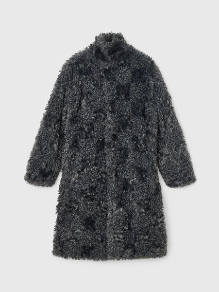 John Varvatos Ace Faux Fur Coat - Sting Ray
