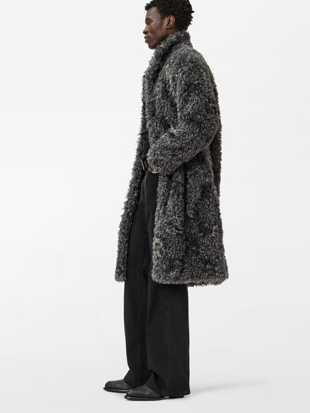 John Varvatos Ace Faux Fur Coat - Sting Ray