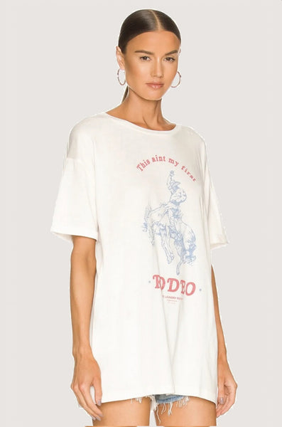 The Laundry Room Ain't My First Rodeo Tee in White