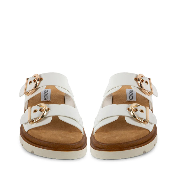 Steve Madden Rylla double strap sandal in white