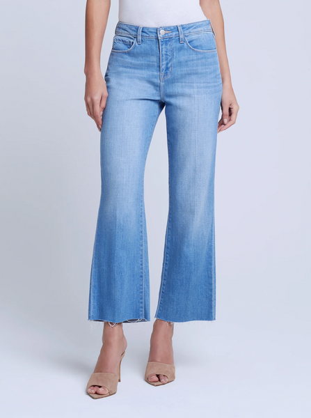 L'AGENCE Wanda Hi Rise Crop WideLeg BalHarb