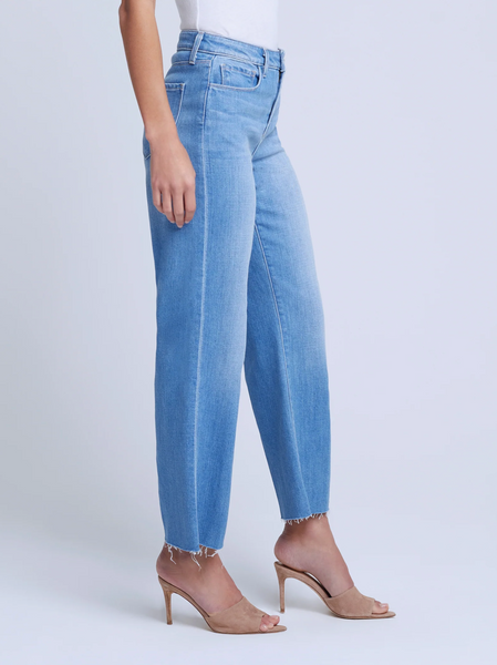 L'AGENCE Wanda Hi Rise Crop WideLeg BalHarb