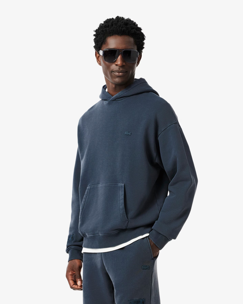 Lacoste Washed Effect Hoodie - Falcon
