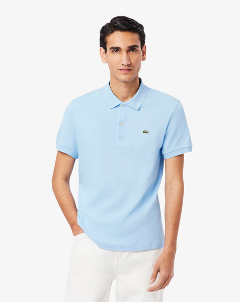 Lacoste Regular Fit Pima Cotton Polo - Pastel Blue