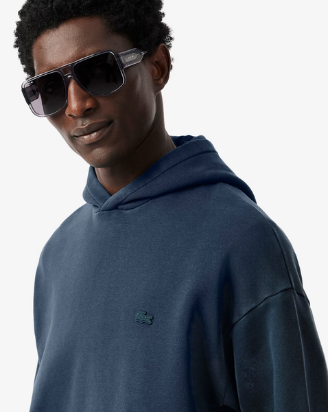 Lacoste Washed Effect Hoodie - Falcon