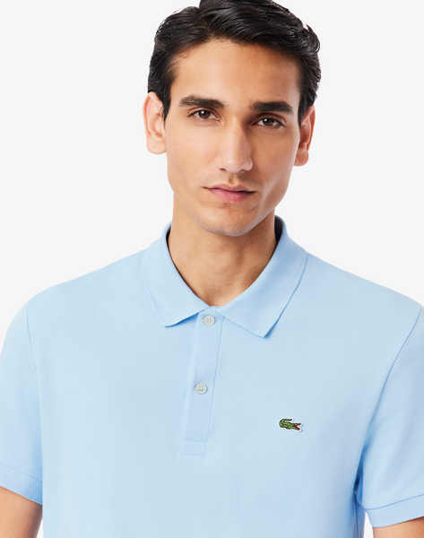 Lacoste Regular Fit Pima Cotton Polo - Pastel Blue