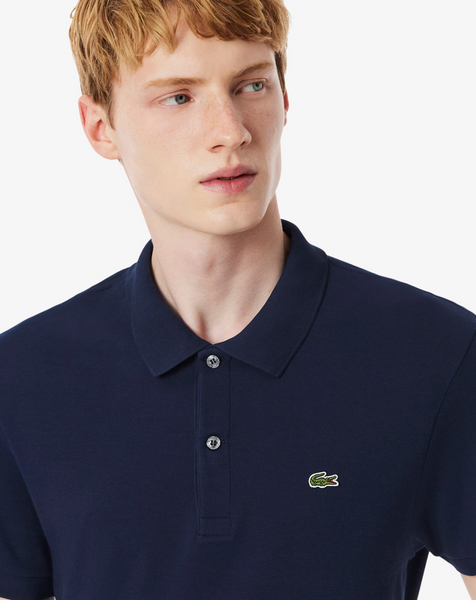 Lacoste Regular Fit Pima Cotton Polo - Navy