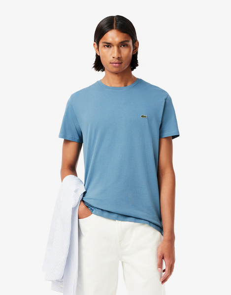 Lacoste Crew Neck Pima Cotton T-Shirt - Limestone
