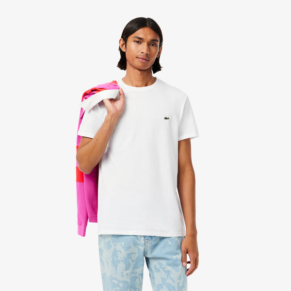 Lacoste Crew Neck Pima Cotton T-Shirt - White