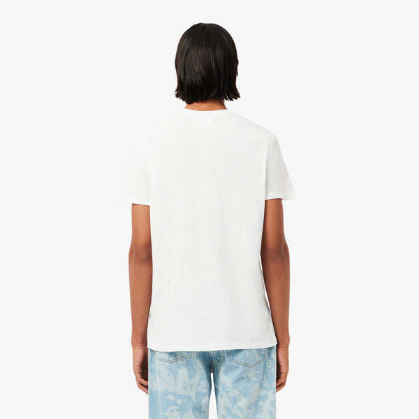 Lacoste Crew Neck Pima Cotton T-Shirt - White