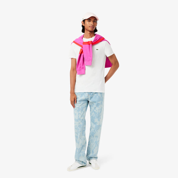 Lacoste Crew Neck Pima Cotton T-Shirt - White