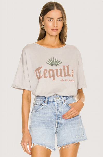 The Laundry Room Tequila Oversized Tee in Star Dust