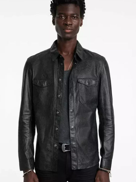 John Varvatos TRAVIS Shirt Jacket - Black