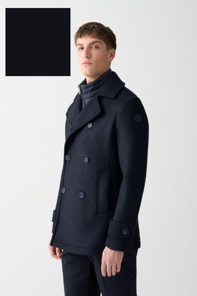 COLMAR Men's Tasteful Double Breasted Knit Jacket - Black