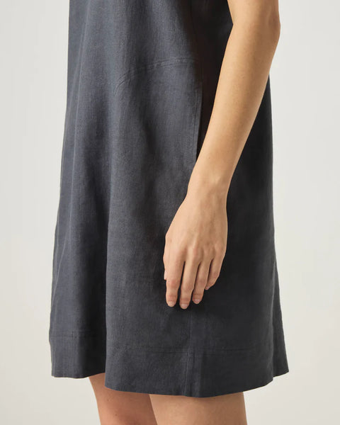 Splendid Dawson Linen Sleeveless Dress in Ink