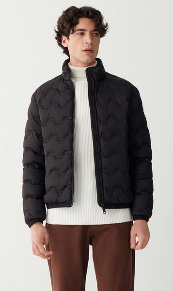 COLMAR Wavy Quilted Down Jacket - Black