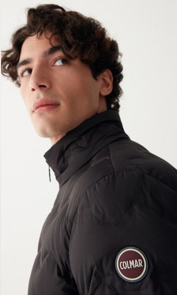 COLMAR Wavy Quilted Down Jacket - Black