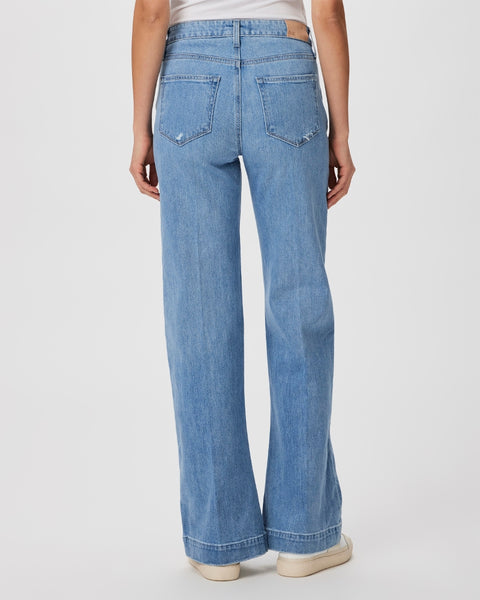 Paige Leenah 32" Hi Waist Sleek Wide Leg in Nightingale