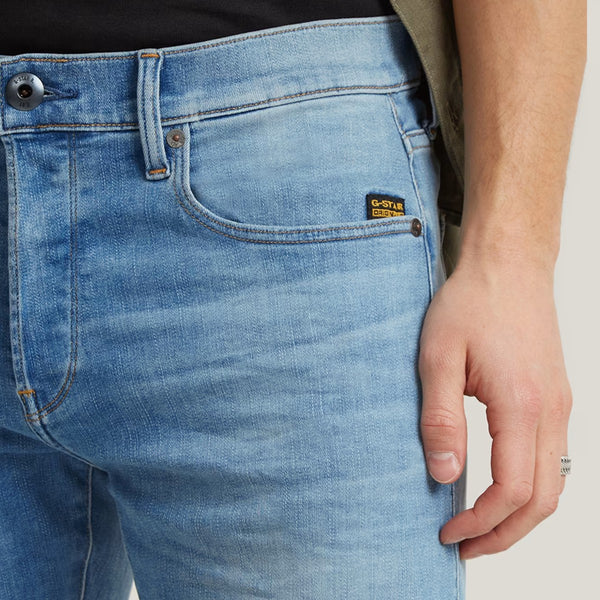 G-STAR Men's 3301 Regular Tapered - Lt Indigo Aged