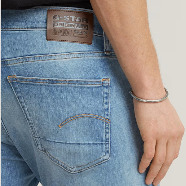 G-STAR Men's 3301 Regular Tapered - Lt Indigo Aged