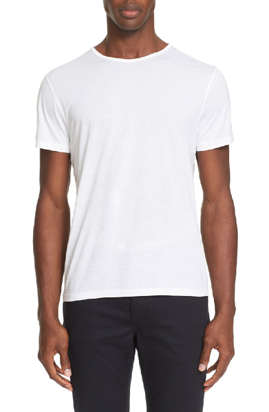 John Varvatos Sabine Pima Cotton Tee - White