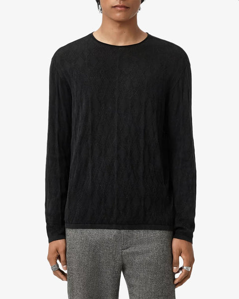 John Varvatos Brycen Crew - Black