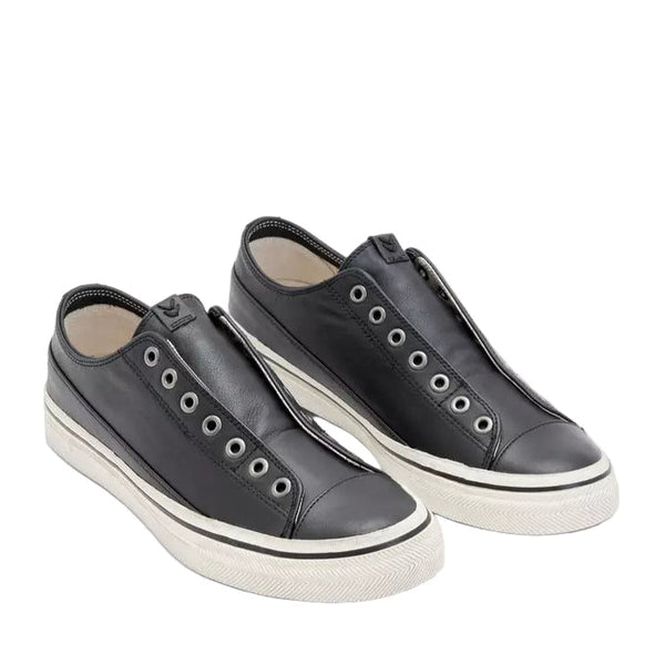 John Varvatos Vulc Laceless Low Top - Black