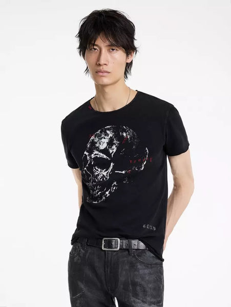 John Varvatos BOWERY SKULL Tee - Black