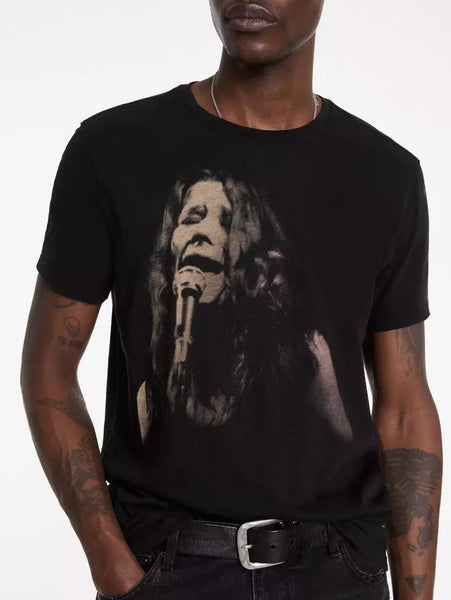 John Varvatos JANIS JOPLIN Tee - Black