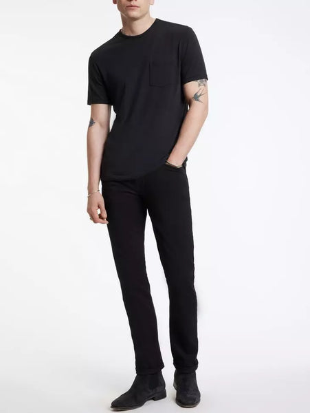John Varvatos BOND Burnout Crew - Black