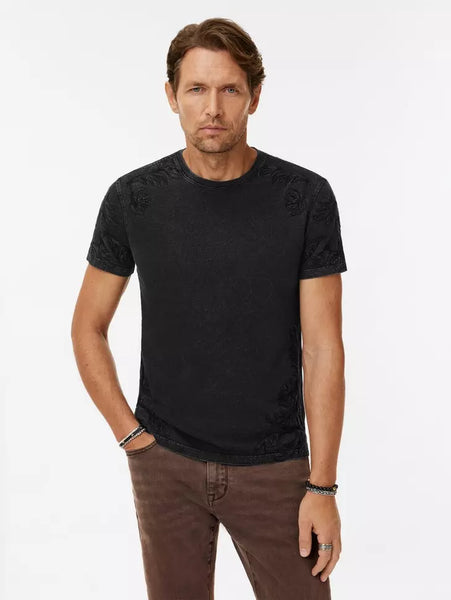 John Varvatos WESTERN EMBROIDERY Tee - Black