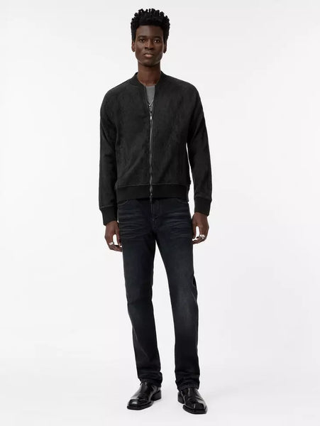 John Varvatos RIGGINS Python Jacquard Bomber - Black