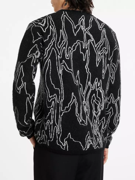 John Varvatos Marquee Crewneck Sweater - Black
