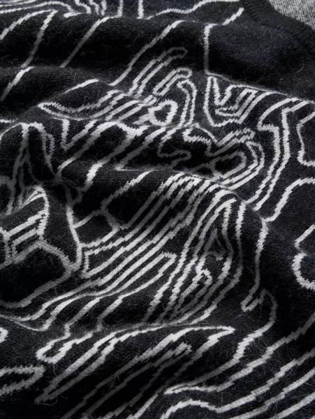 John Varvatos Marquee Crewneck Sweater - Black