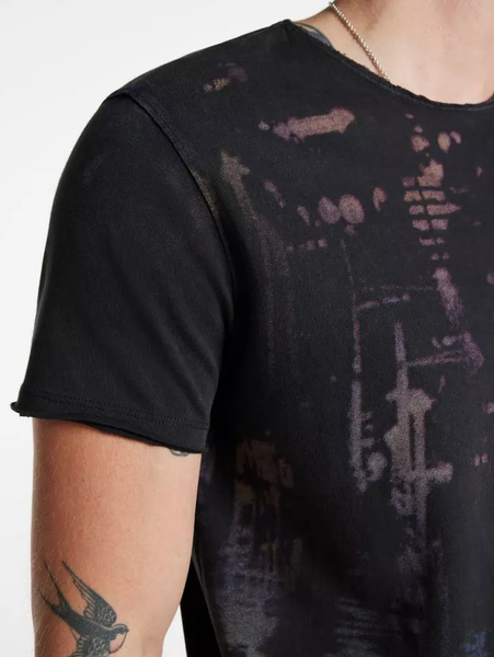 John Varvatos City Lights Tee - Charcoal