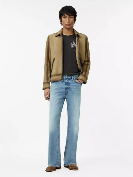 John Varvatos BADLANDS SKULL Tee - Charcoal