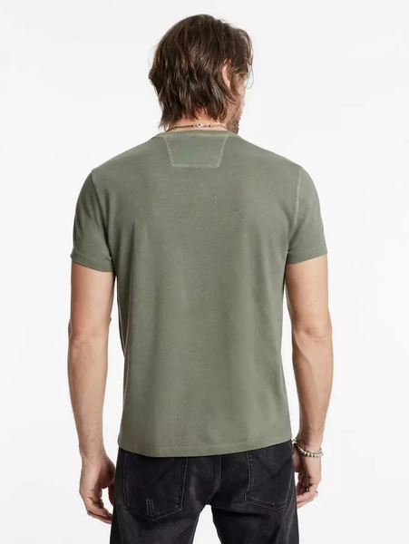 John Varvatos Applique Skull Tee - Flagstone Grey