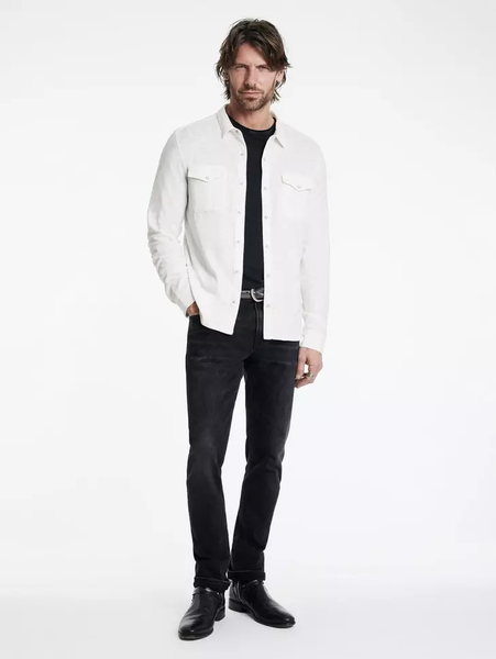 John Varvatos Arvon Western Shirt - White