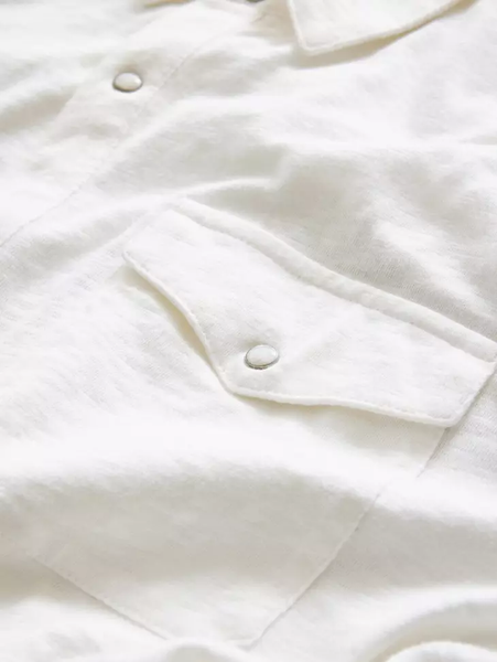 John Varvatos Arvon Western Shirt - White