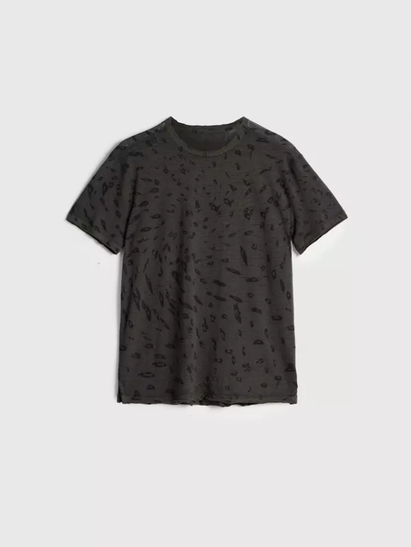 John Varvatos Jose Crewneck Tee - Wood Brown