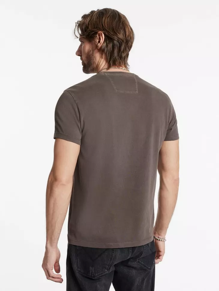 John Varvatos Applique Skull Tee - Kalamata Olive