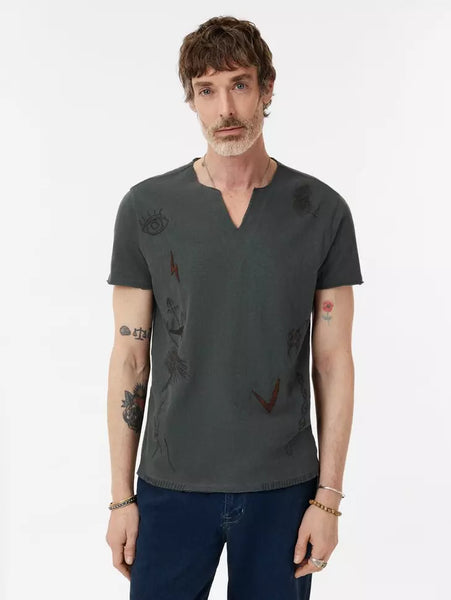 John Varvatos ARTSAN EMBROIDERY - Dried Sage