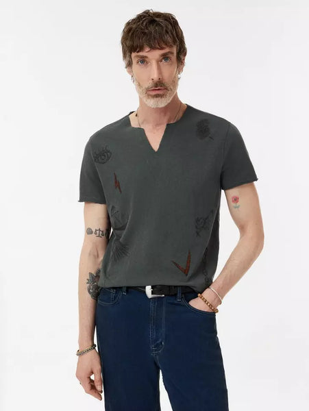 John Varvatos ARTSAN EMBROIDERY - Dried Sage