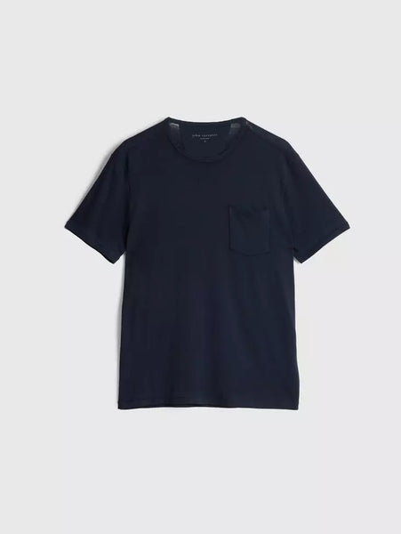 John Varvatos BOND Burnout Crew - Navy